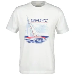 Best GANT GRAPHIC SS TSHIRT HERR