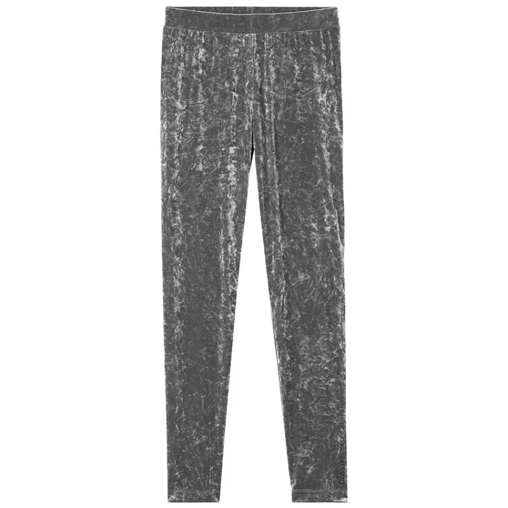 Allt Under Nederdelar|Byxor | Calvin Klein Grey Velvet Legging Da