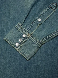 Nudie Jeans Gunnar Denim Shirt Dirt Wash