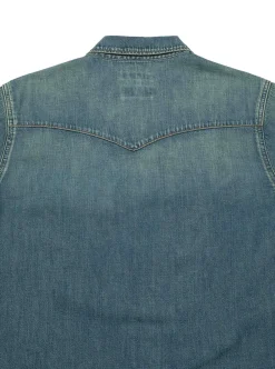 Nudie Jeans Gunnar Denim Shirt Dirt Wash