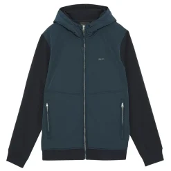 Hybridjackor | Lyle & Scott Haf Ragan Hybrid Hoodie herr