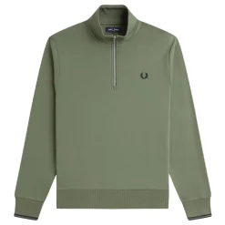 Sale Fred Perry HALF ZIP SWEATSHIRT herr