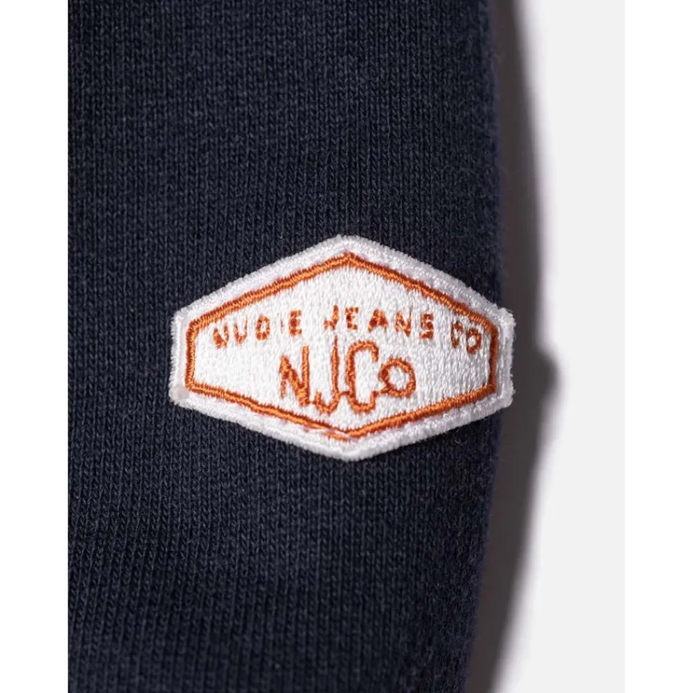 Outlet Nudie Jeans Hasse Crew Neck Sweatshirt Herr