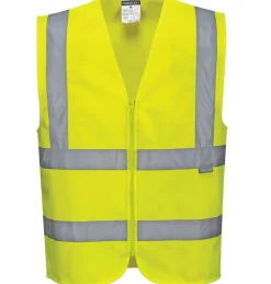 Workwear | Portwest Hi-vi Zipped Vet