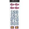 Best Huddinge Hockey Hjälmsiffror/Logo