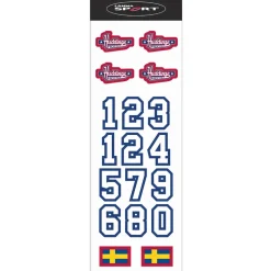 Best Huddinge Hockey Hjälmsiffror/Logo