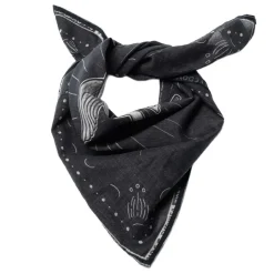 Accessoarer|Accessoarer | Nudie Jeans Ingrid Bandana Counterpoints Black