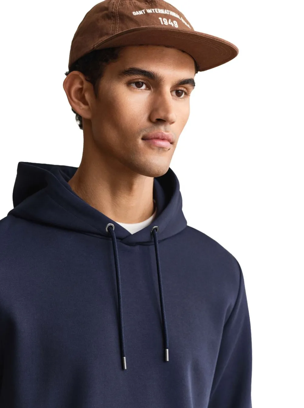 Online GANT INTERLOCK HOODIE HERR