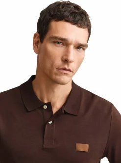 Outlet GANT INTERLOCK SS POLO HERR