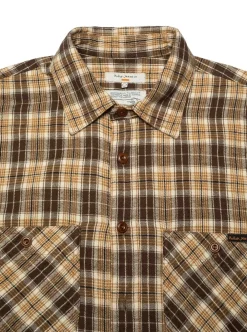 New Nudie Jeans Julian Worker Shirt Check herr