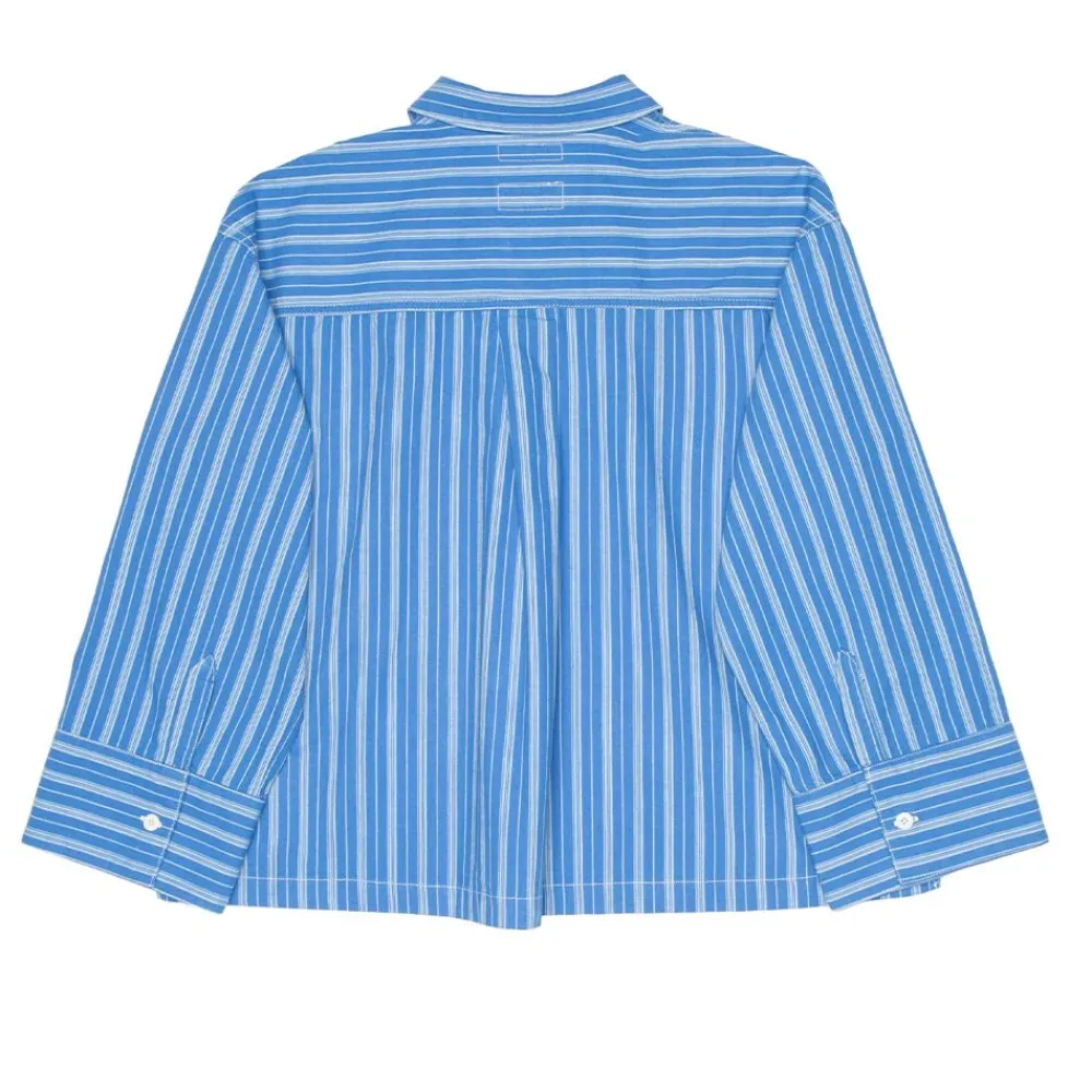Allt Under Överdelar|Skjortor & Blusar | Nudie Jeans Jutta hirt triped Bue/Offwhite Dam