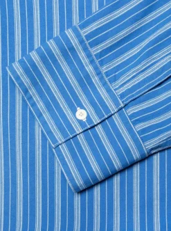Allt Under Överdelar|Skjortor & Blusar | Nudie Jeans Jutta hirt triped Bue/Offwhite Dam