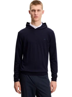 Discount J.Lindeberg Karl Merino Hoodie Herr