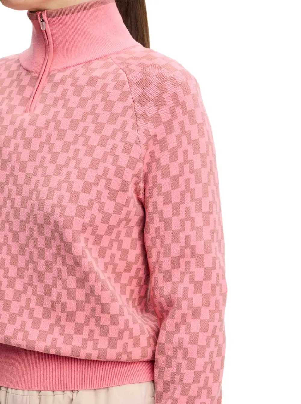 Allt Inom Golf|Golftröjor | J.Lindeberg Kerla Knitted Zip weater Da