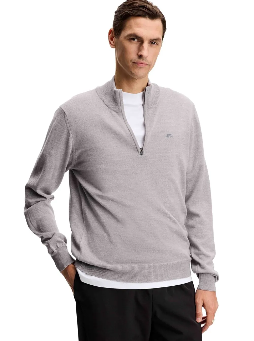 Hot J.Lindeberg Kiyan Quarter Zip Sweater Herr