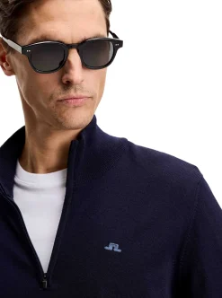 J.Lindeberg Kiyan Quarter Zip Sweater Herr