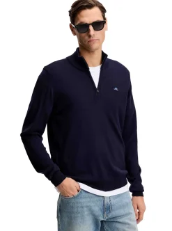 J.Lindeberg Kiyan Quarter Zip Sweater Herr