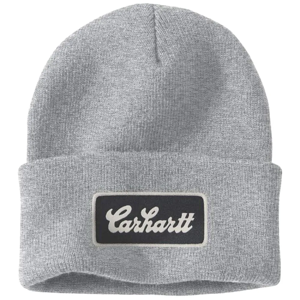 Discount Carhartt Knit Cuffed Script Patch Beanie