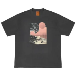 New Nudie Jeans Koffe Sunburns T-Shirt herr