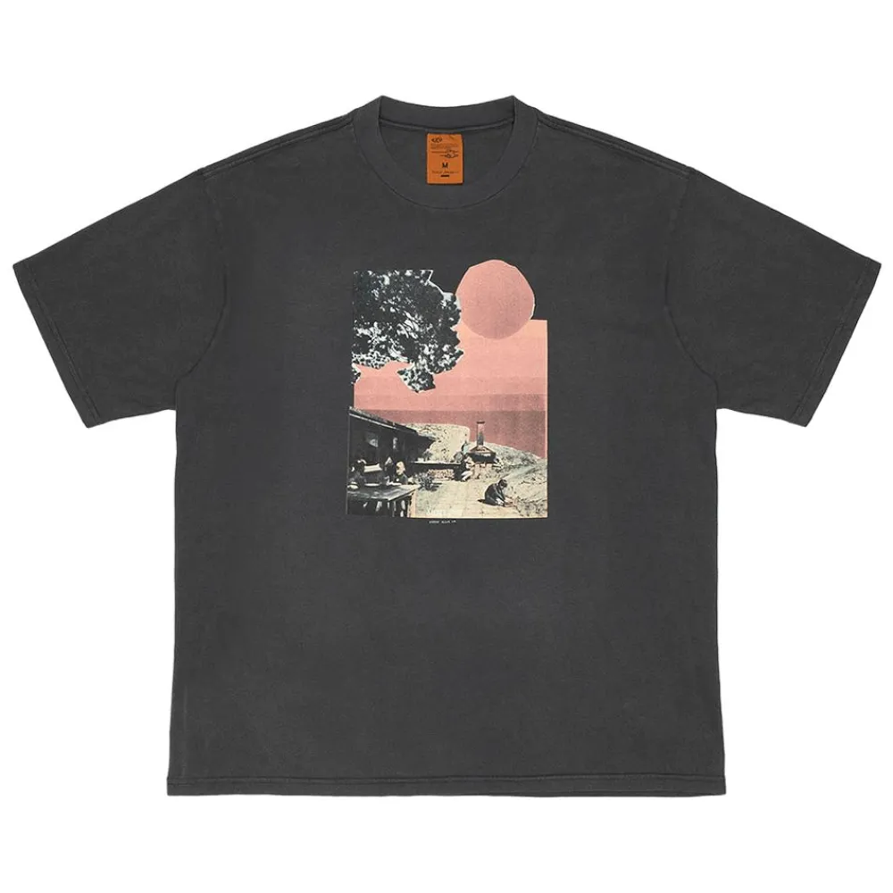 New Nudie Jeans Koffe Sunburns T-Shirt herr