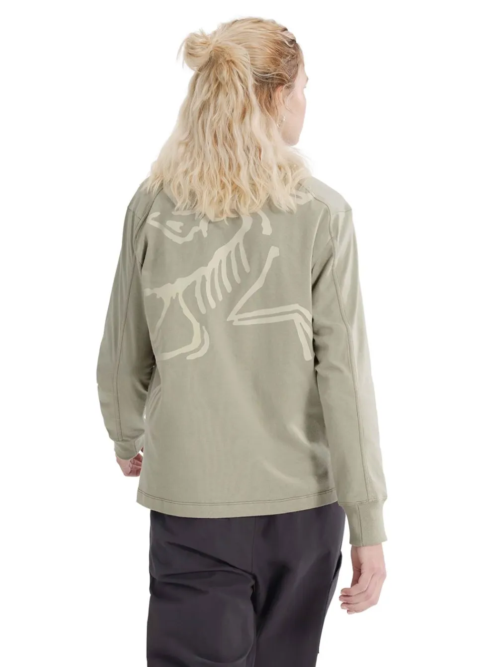 Clearance Arc'teryx Kragg Cotton Bird Crew LS Dam