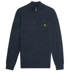 Allt Under Överdelar | Lyle & Scott Lambswool Blend Quarter Zip Jumper herr