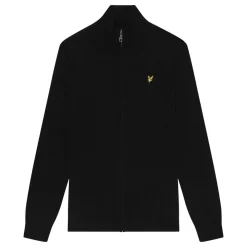 Outlet Lyle & Scott Lambswool Blend Zip Through Cardigan herr