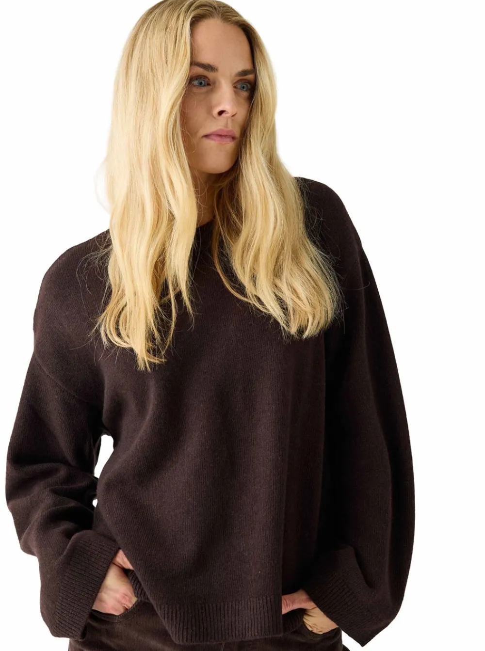 Discount Knowledge Cotton Lambswool Crew Neck Knit RWS dam