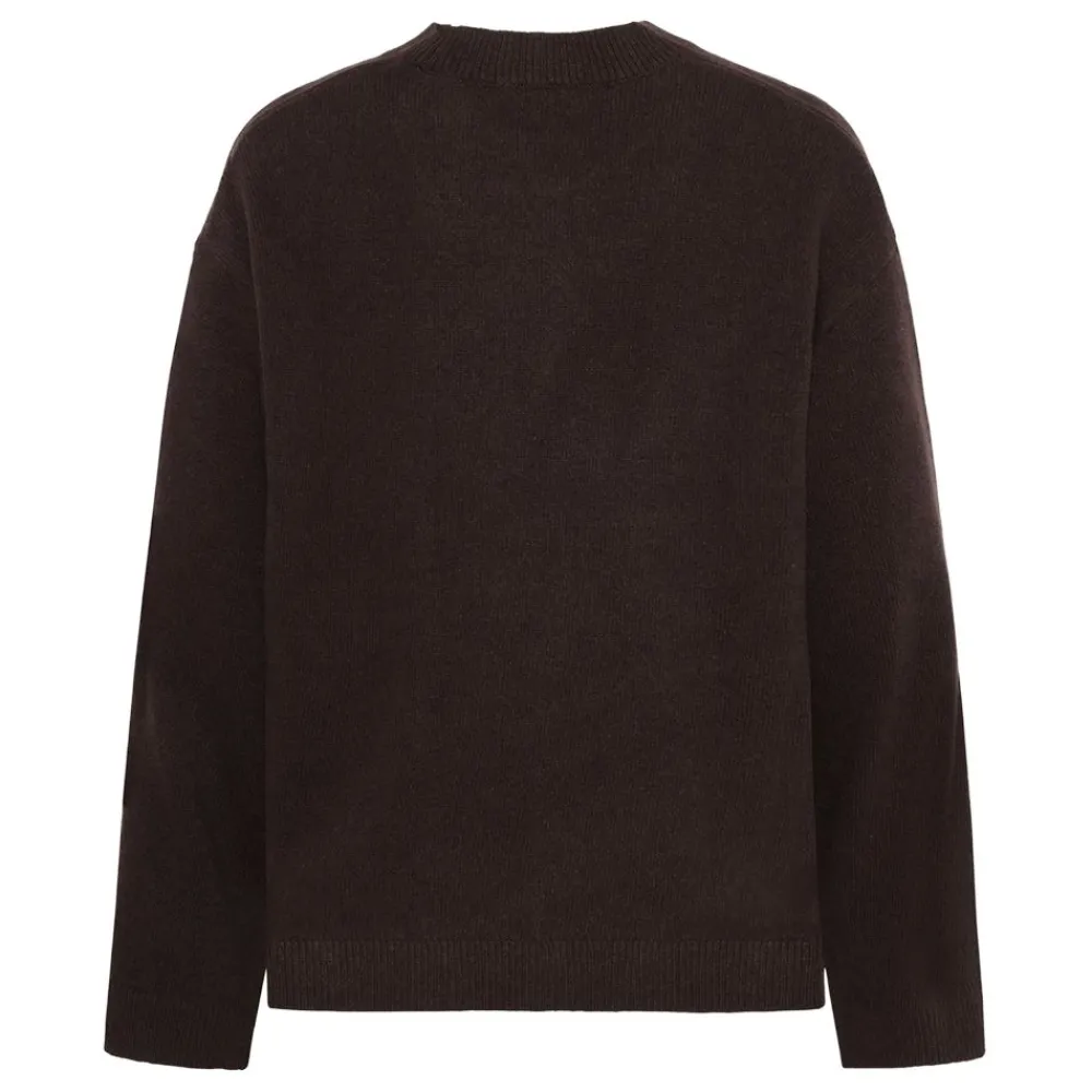 Discount Knowledge Cotton Lambswool Crew Neck Knit RWS dam
