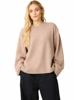 Allt Under Överdelar | Knowledge Cotton ambwoo Crew Neck Knit RW dam