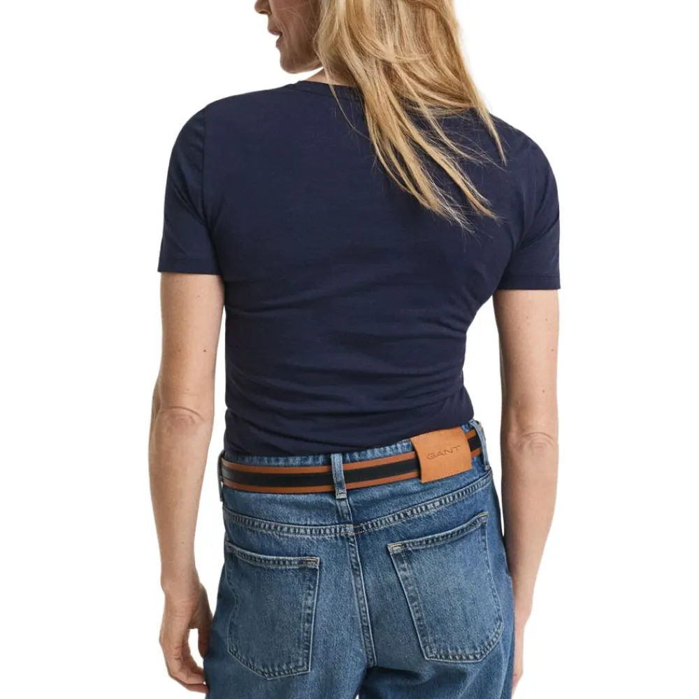 Allt Under Överdelar|T-Shirts & Linnen | GANT ight Cotton hort eeve T-hirt Da