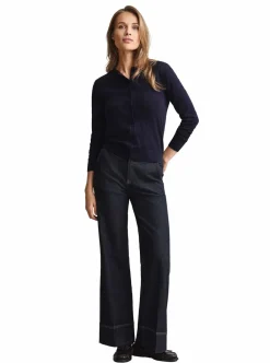 Allt Under Överdelar|Tröjor | GANT IGHT KNIT C-NECK CARDIGAN DA