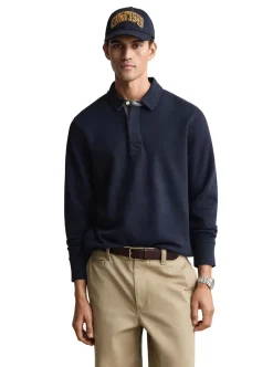 New GANT LIGHT SACKER RIB LS POLO HERR