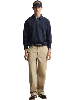 New GANT LIGHT SACKER RIB LS POLO HERR