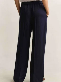 Allt Under Linnekläder|Allt Under Nederdelar | GANT LINEN BLEND PULL ON PANTS DAM