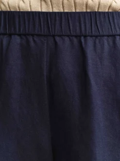 Allt Under Linnekläder|Linneshorts | GANT LINEN BLEND PULL ON SHORTS DAM