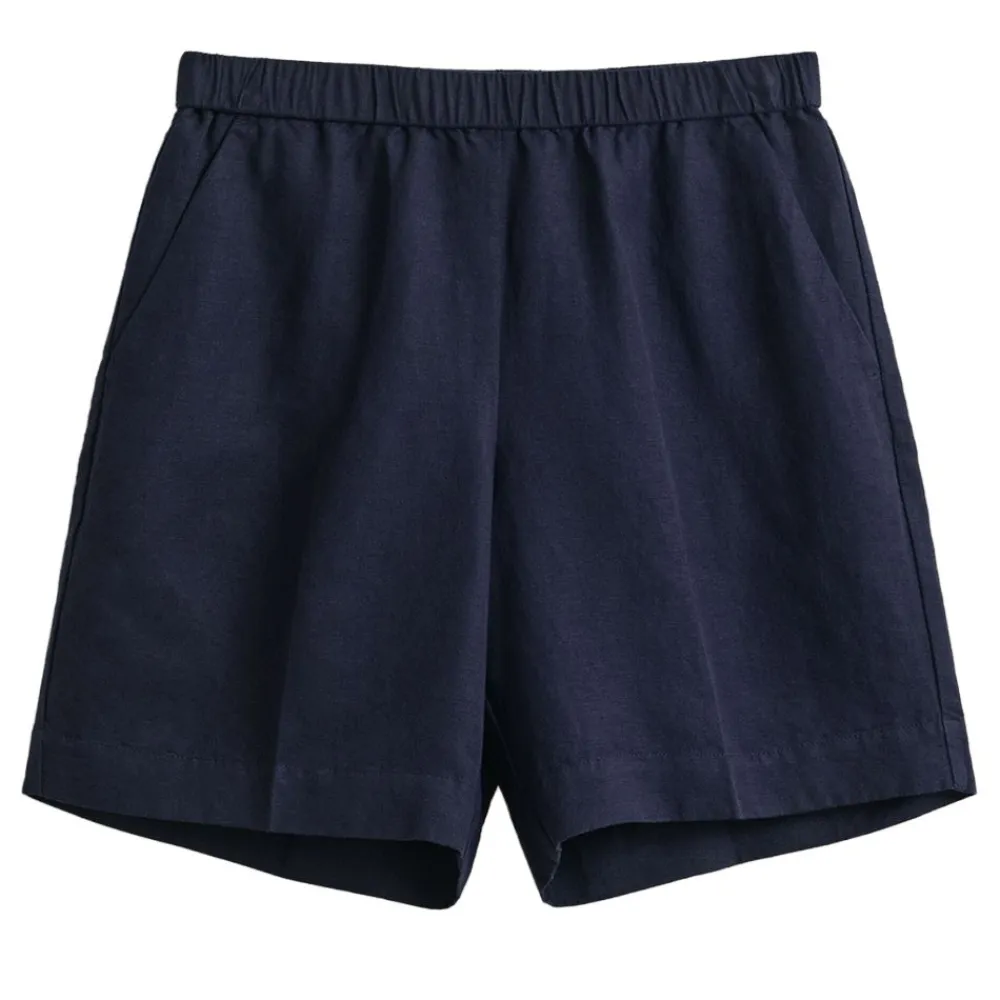 Allt Under Linnekläder|Linneshorts | GANT LINEN BLEND PULL ON SHORTS DAM