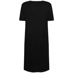 New Knowledge Cotton Linen Short Sleeved T-Shirt Dress Dam
