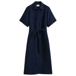 Hot GANT LINEN SHORT SLEEVE SHIRT DRESS DAM