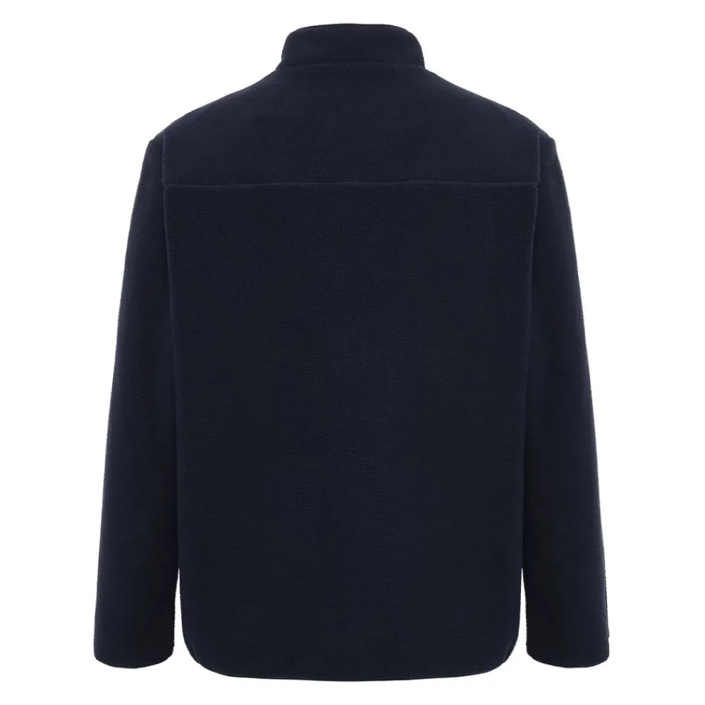 Hot Knowledge Cotton Loose Fit Zip Fleece - GRS/Vegan herr