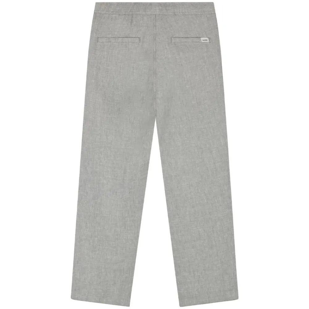 Outlet Knowledge Cotton Loose linen pant - GOTS/Vegan herr