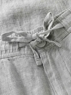 Outlet Knowledge Cotton Loose linen pant - GOTS/Vegan herr