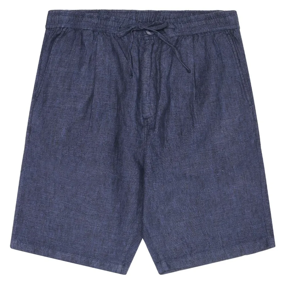 Outlet Knowledge Cotton Loose Linen shorts - GOTS/Vegan herr