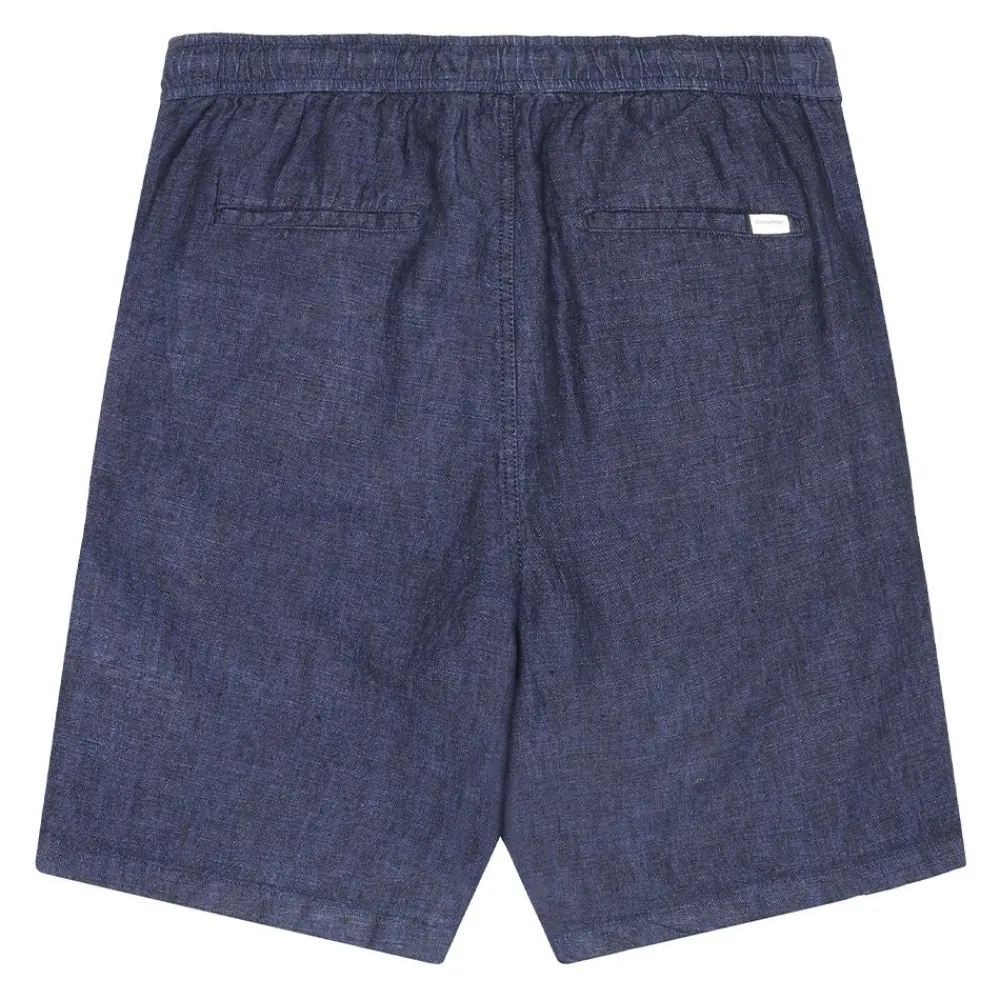 Outlet Knowledge Cotton Loose Linen shorts - GOTS/Vegan herr