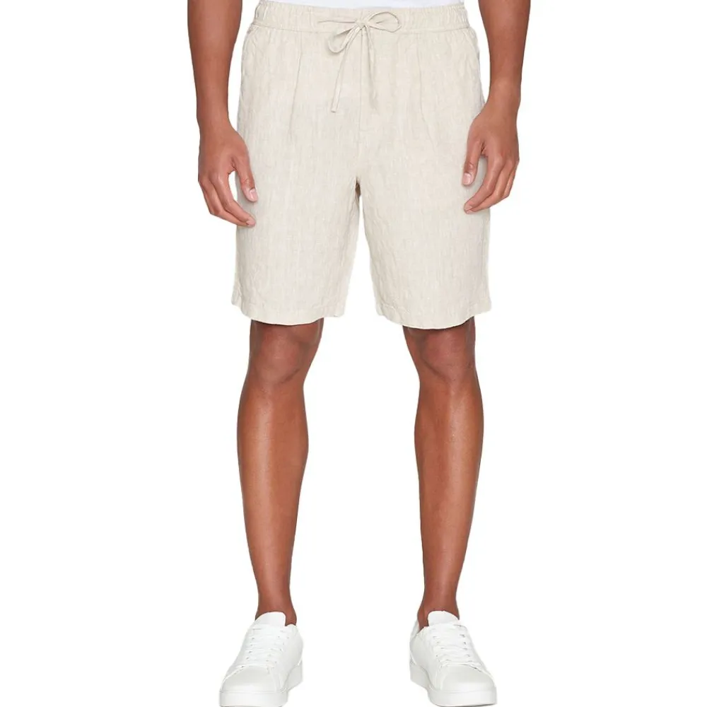 Hot Knowledge Cotton Loose Linen shorts Herr