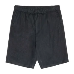 Online Knowledge Cotton Loose Linen Shorts Herr