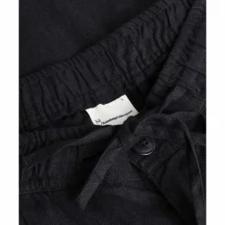 Online Knowledge Cotton Loose Linen Shorts Herr
