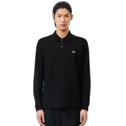 Tröjor|Allt Under Överdelar | Lacoste LS Ribbed Collar Shirt Herr