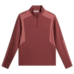 Clearance J.Lindeberg Lukas Quarter Zip Mid Layer Herr