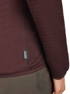 Clearance Icebreaker Merino 400 RealFleece Descender Lonfsleeve Zip dam